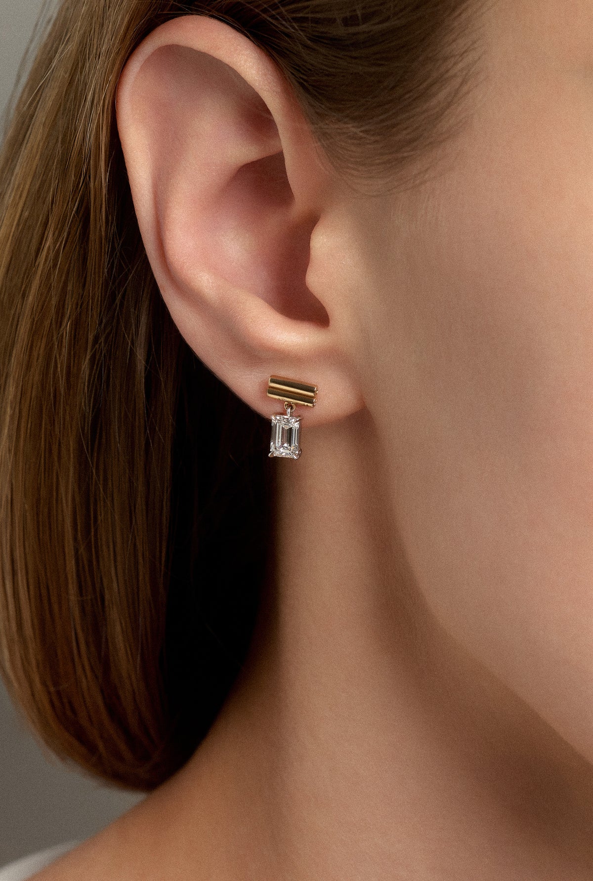 TUBULAR MINI DROP EARRINGS