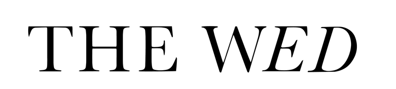 The logo for wedding online publication 'The Wed' in a black serif typeface on a plain white background.